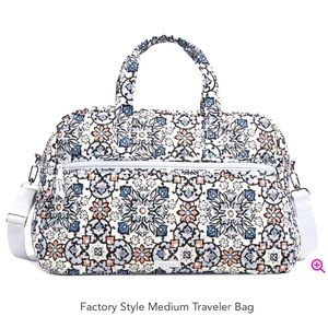Vera Bradley Traveler Bag - Lisbon Medallion